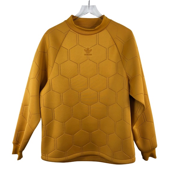 adidas Other - Adidas Trefoil Sonic Soccer Sweatshirt Yellow Sz M
